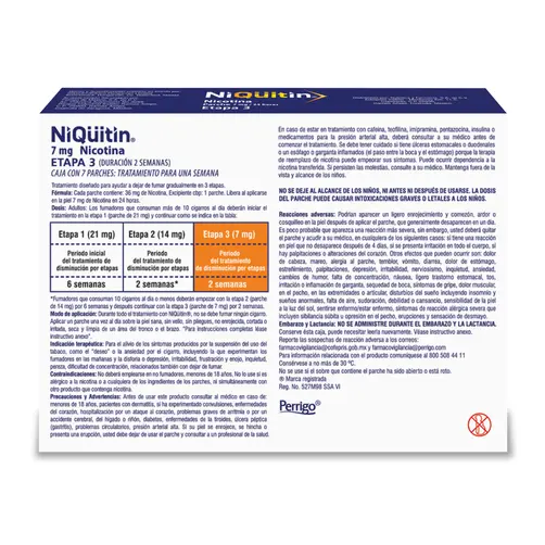 Niquitin Step 3 Nicotine Patch 7mg – 24-Hour Support | Stop Smoking Aid - Image 3