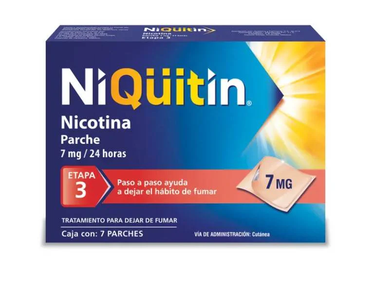 Niquitin Step 3 Nicotine Patch 7mg – 24-Hour Support | Stop Smoking Aid