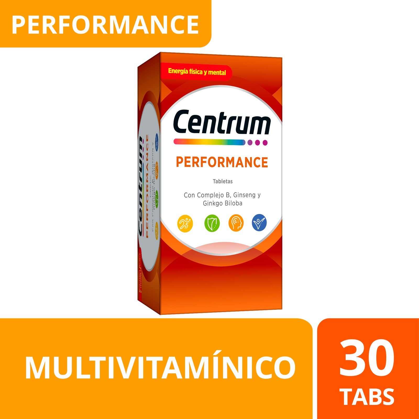 Centrum Performance Multivitamin 30 Tablets - Pharmacy in Cabo delivery